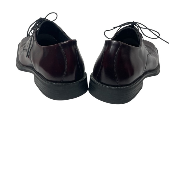 Men’s Size 10 Kenneth Cole‎ Dress Shoes Burgundy - Picture 5 of 9